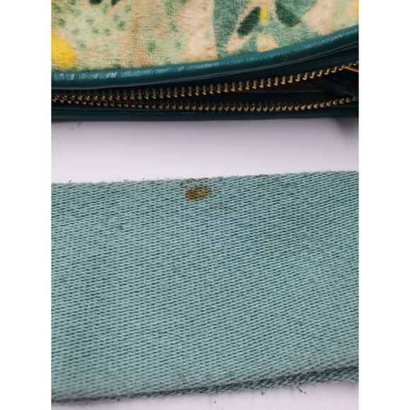 Juicy Couture Green Yellow Paisley Couture Baby Shoulder Bag Vintage Y2K - Picture 9 of 16